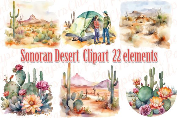 Download Sonoran Desert Clipart,Watercolor Desert - Desert clipart Collection