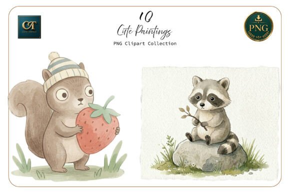 Download Cute Animal Drawings Set - Cute animal drawings Collection