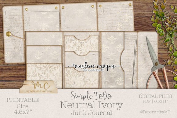 Download Neutral Folding Folio, Ivory - Premium Resources
