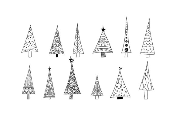 Download Boho Style Christmas Tree SVG - Style Collection
