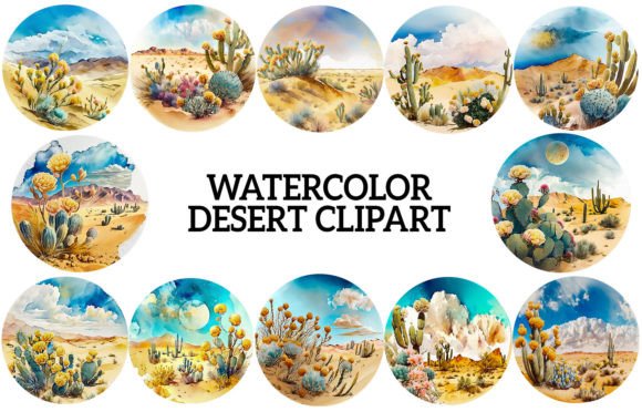 Download Watercolor Desert Clipart - Desert clipart Collection